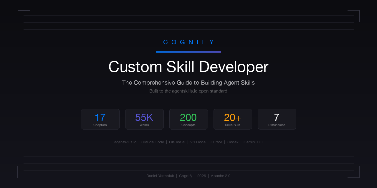 Cognify — Custom Skill Developer
